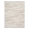 Nourison Home Modern Shag 8' x 10' Polyester Ivory Beige Area Rug
