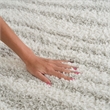 Nourison Home Modern Shag 8' x 10' Polyester Ivory Grey Area Rug