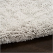 Nourison Home Modern Shag 8' x 10' Polyester Ivory Grey Area Rug