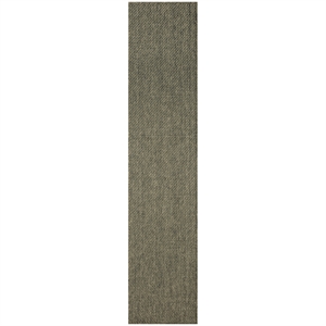 Nourison Home Tulum 10' Runner Fabric Olive Area Rug