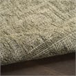 Nourison Home Tulum 10' Runner Fabric Olive Area Rug