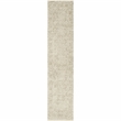 Nourison Home Outlines 10' Runner Polyester Ivory Gray Area Rug