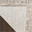 Nourison Home Outlines 10' Runner Polyester Grey Area Rug