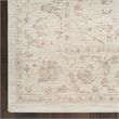 Nourison Home Outlines 10' Runner Polyester Ivory Area Rug