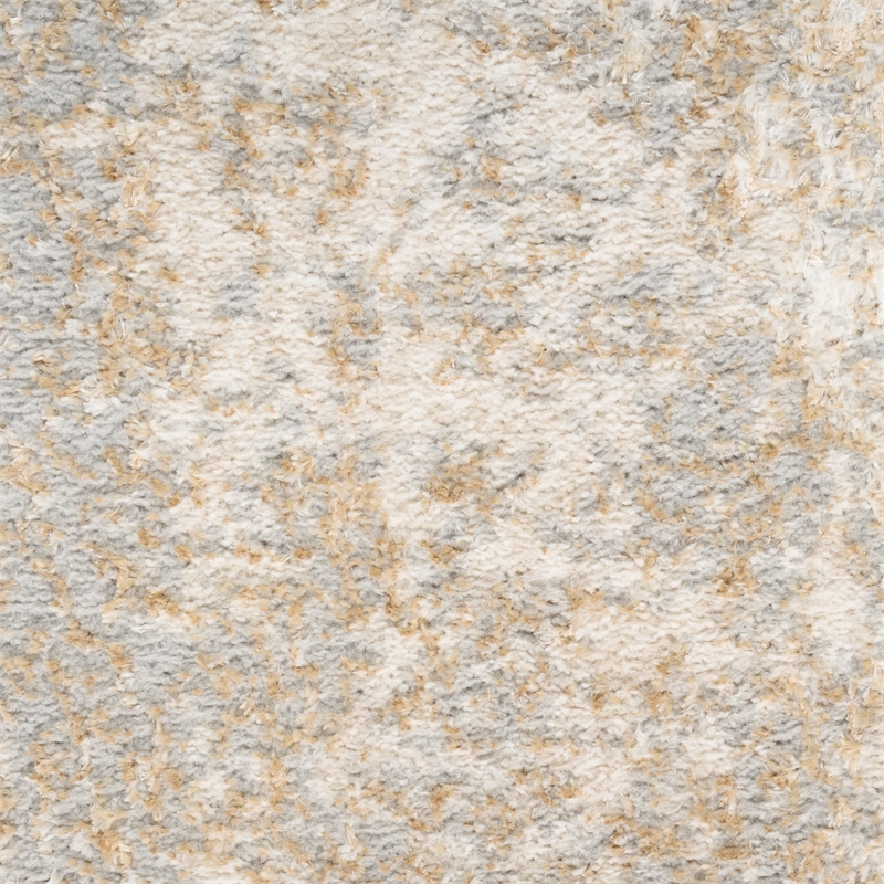 Nourison Home Ambiance 8' x 10' Polyester Ivory Silver Area Rug