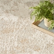 Nourison Home Ambiance 8' x 10' Polyester Ivory Silver Area Rug