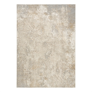 Nourison Home Ambiance 8' x 10' Polyester Ivory Silver Area Rug