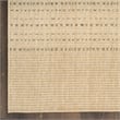 Nourison Home Tulum 10' Runner Fabric Taupe Area Rug