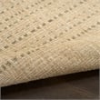 Nourison Home Tulum 10' Runner Fabric Taupe Area Rug