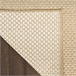 Nourison Home Tulum 10' Runner Fabric Taupe Area Rug