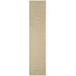 Nourison Home Tulum 10' Runner Fabric Taupe Area Rug