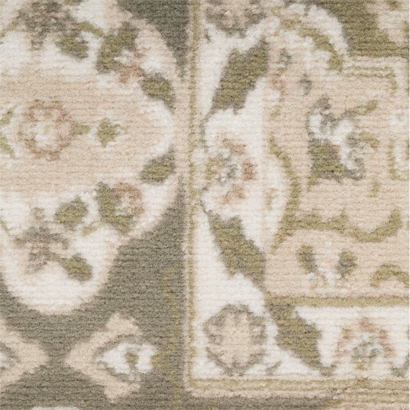 Nourison Home Grafix 4' x 6' Fabric Green Area Rug