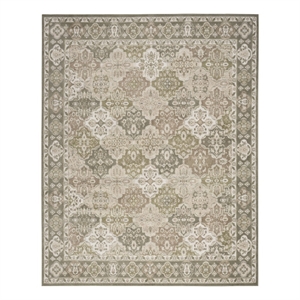Nourison Home Grafix 6' x 9' Fabric Green Area Rug