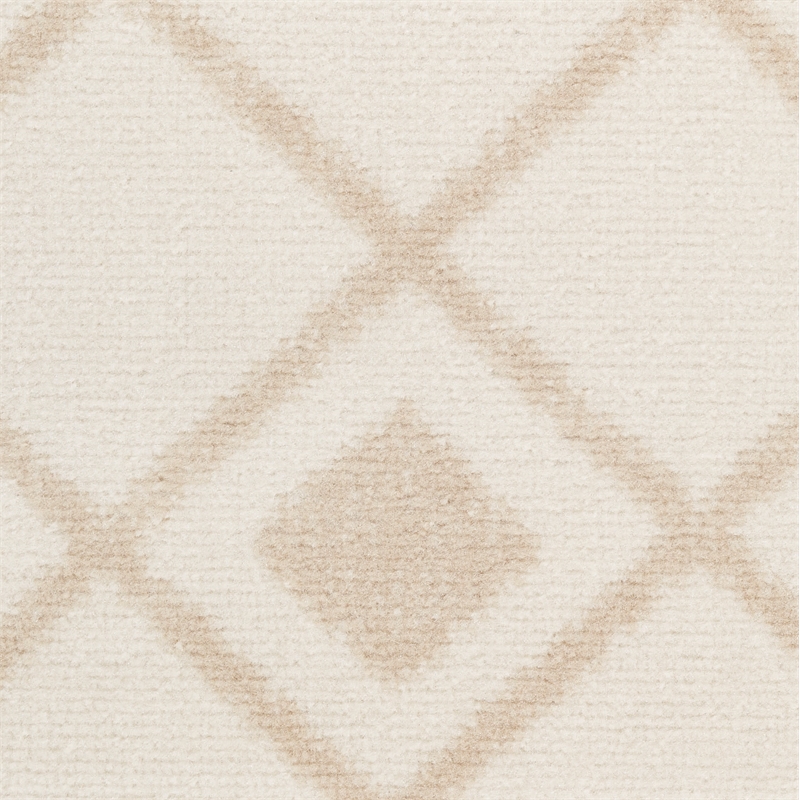Nourison Home Grafix 6' x 9' Fabric Ivory Beige Area Rug