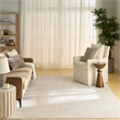 Nourison Home Outlines 8' x 10' Polyester Ivory Grey Area Rug