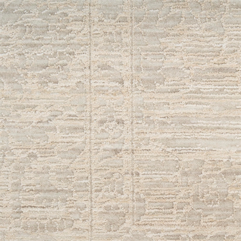 Nourison Home Outlines 8' x 10' Polyester Ivory Grey Area Rug