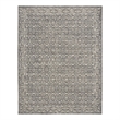 Nourison Home Outlines 8' x 10' Polyester Charcaol Ivory Area Rug