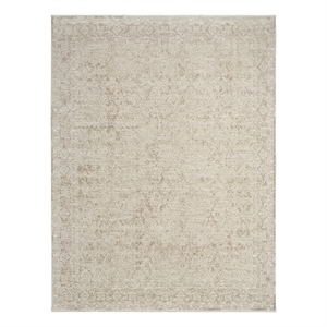 Nourison Home Outlines 10' x 13' Polyester Ivory Grey Area Rug