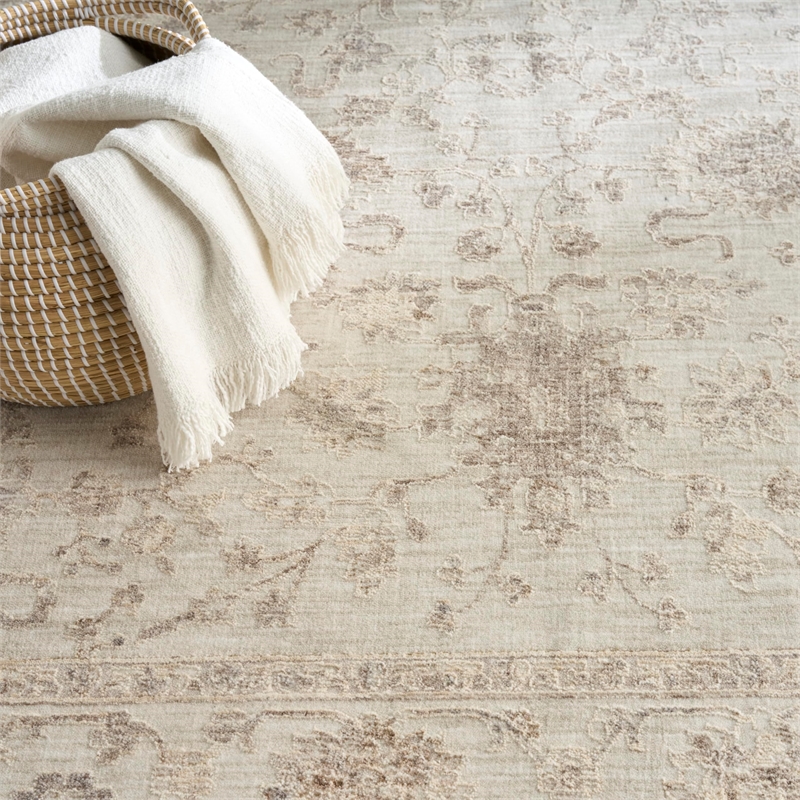 Nourison Home Outlines 8' x 10' Polyester Ivory Area Rug