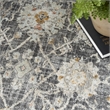 Nourison Home Oushak Home 6' x 9' Fabric Charcoal Area Rug