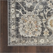 Nourison Home Oushak Home 6' x 9' Fabric Charcoal Area Rug