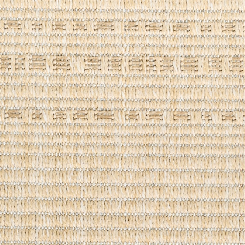 Nourison Home Tulum 10' Runner Fabric Cream Area Rug