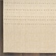 Nourison Home Tulum 10' Runner Fabric Cream Area Rug
