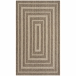 Nourison Home Tulum 2' x 3' Fabric Brown Area Rug
