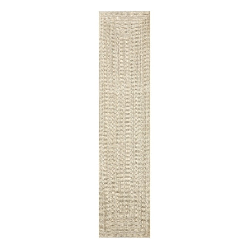 Nourison Home Tulum 10' Runner Fabric Cream Area Rug