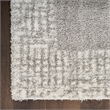 Nourison Home Pacific Shag 5' x 7' Polyester Grey Area Rug