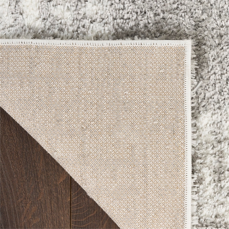 Nourison Home Pacific Shag 5' x 7' Polyester Grey Area Rug