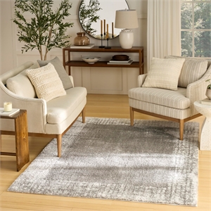 Nourison Home Pacific Shag 5' x 7' Polyester Grey Area Rug