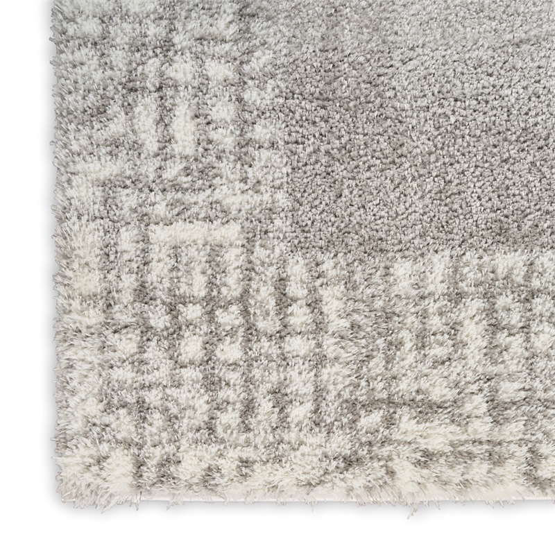 Nourison Home Pacific Shag 8' x 10' PolyesterGrey Area Rug