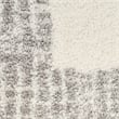 Nourison Home Pacific Shag 8' x 10' Polyester Polyester Ivory Grey Area Rug