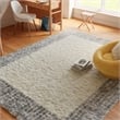 Nourison Home Pacific Shag 8' x 10' Polyester Polyester Ivory Grey Area Rug