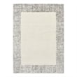 Nourison Home Pacific Shag 8' x 10' Polyester Polyester Ivory Grey Area Rug