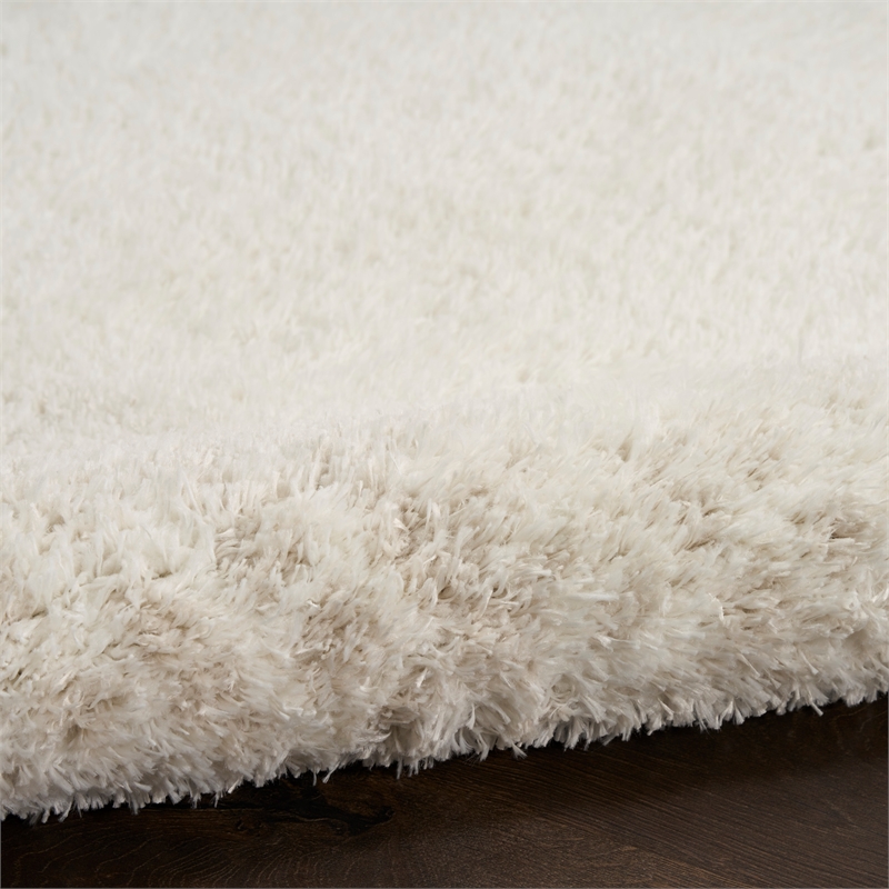 Nourison Home Pacific Shag 8' x 10' PolyesterIvory Beige Area Rug