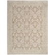 Nourison Home Outlines 9' x 12' Polyester Ivory Mocha Area Rug