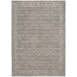 Nourison Home Outlines 5' x 7' Polyester Charcaol Ivory Area Rug