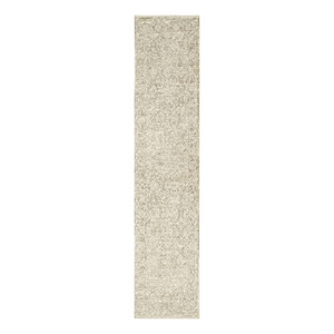 Nourison Home Outlines 12' Runner Polyester Ivory Grey Area Rug
