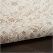 Nourison Home Outlines 6' x 9' Polyester Ivory Grey Area Rug