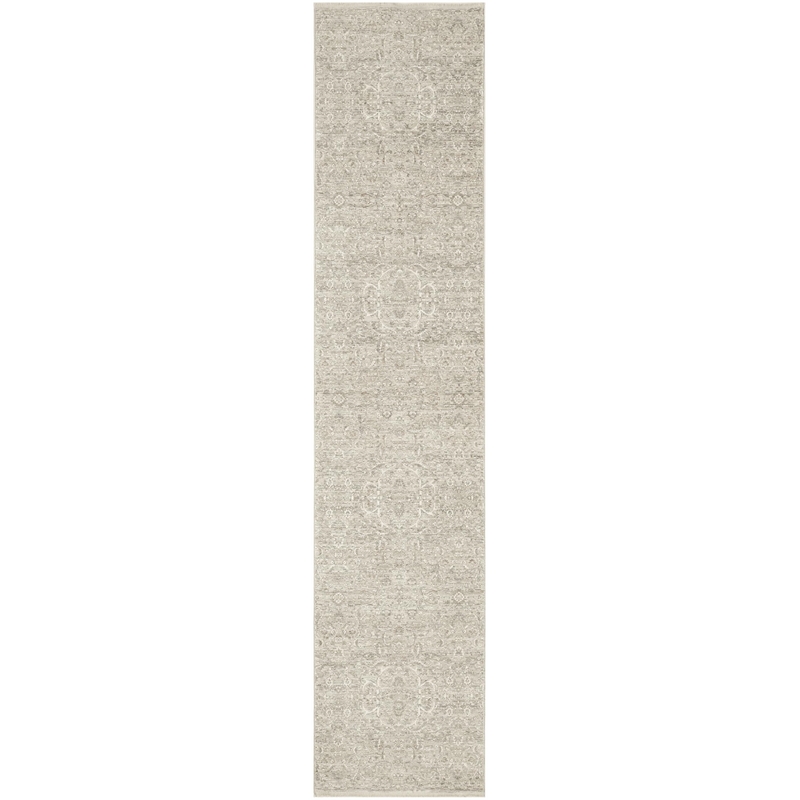 Nourison Home Outlines 4' x 6' Polyester Grey Area Rug