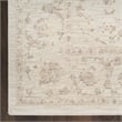 Nourison Home Outlines 12' Runner Polyester Ivory Area Rug