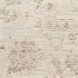 Nourison Home Outlines 12' Runner Polyester Ivory Area Rug