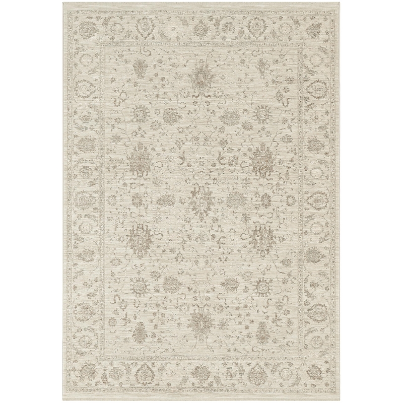 Nourison Home Outlines 4' x 6' Polyester Ivory Area Rug