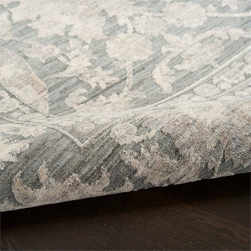 Nourison Home Outlines 10' x 13' PolyesterSage Ivory Area Rug