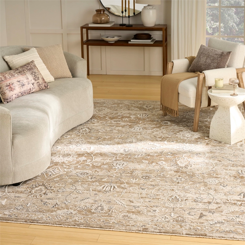 Nourison Home Harbor 10' x 13' Polyester Beige Area Rug
