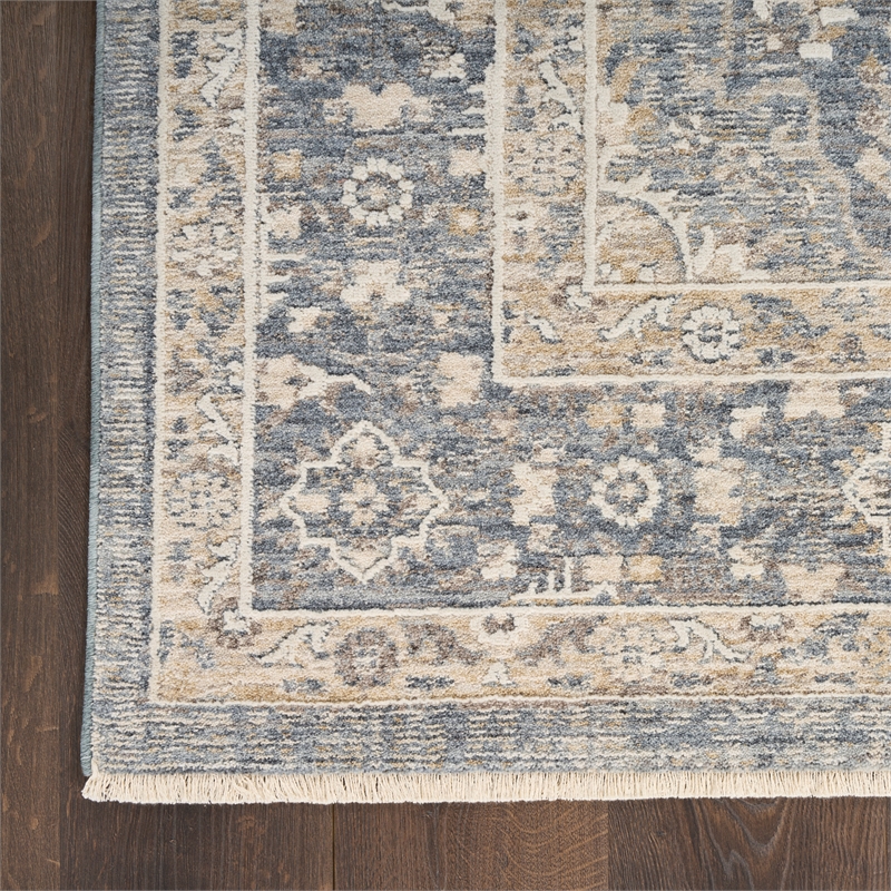 Nourison Home Harbor 10' x 13' Polyester Blue Area Rug