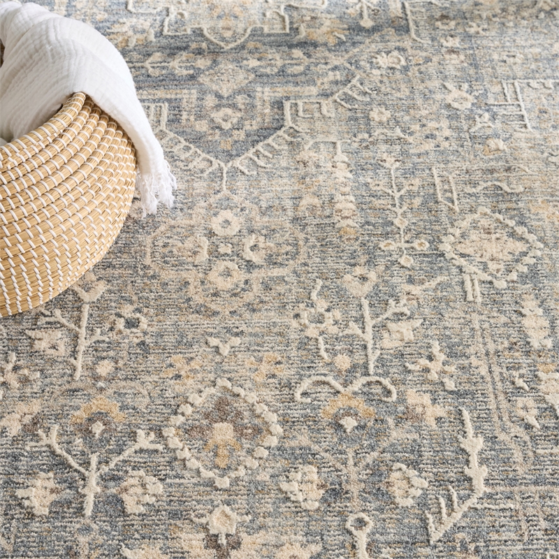 Nourison Home Harbor 10' x 13' Polyester Blue Area Rug