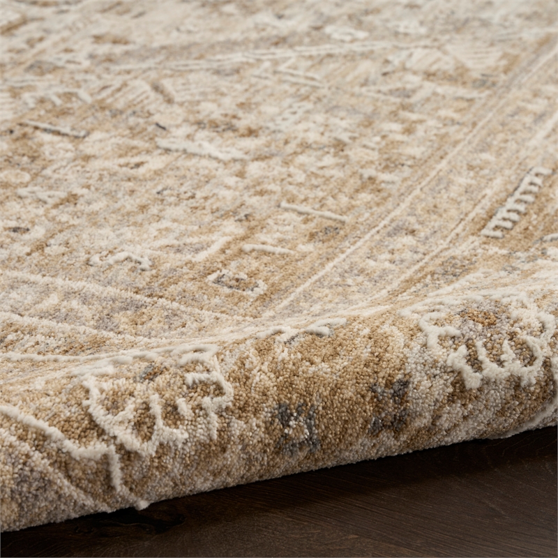 Nourison Home Harbor 10' x 13' Polyester Beige Area Rug